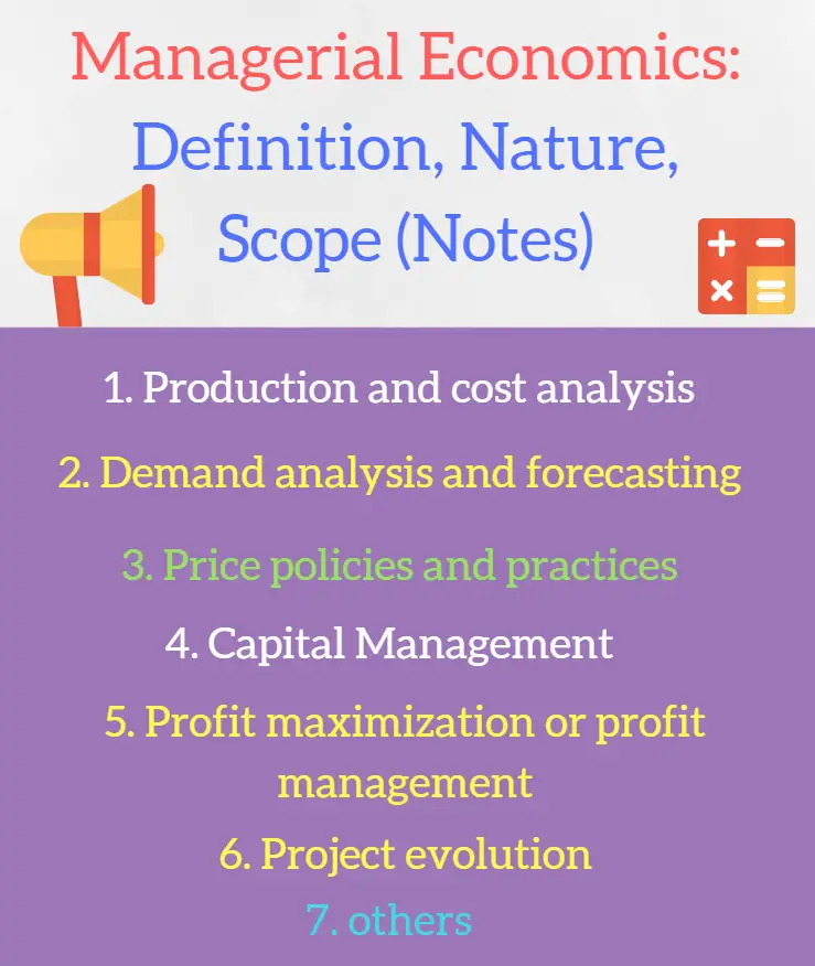 Managerial Economics Definition Nature and Scope