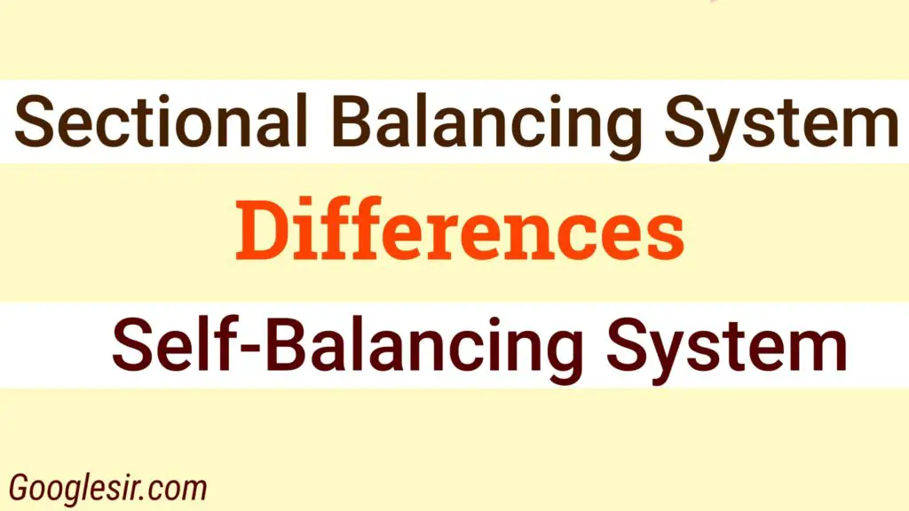 differences between sectional and self-balancing ledger system