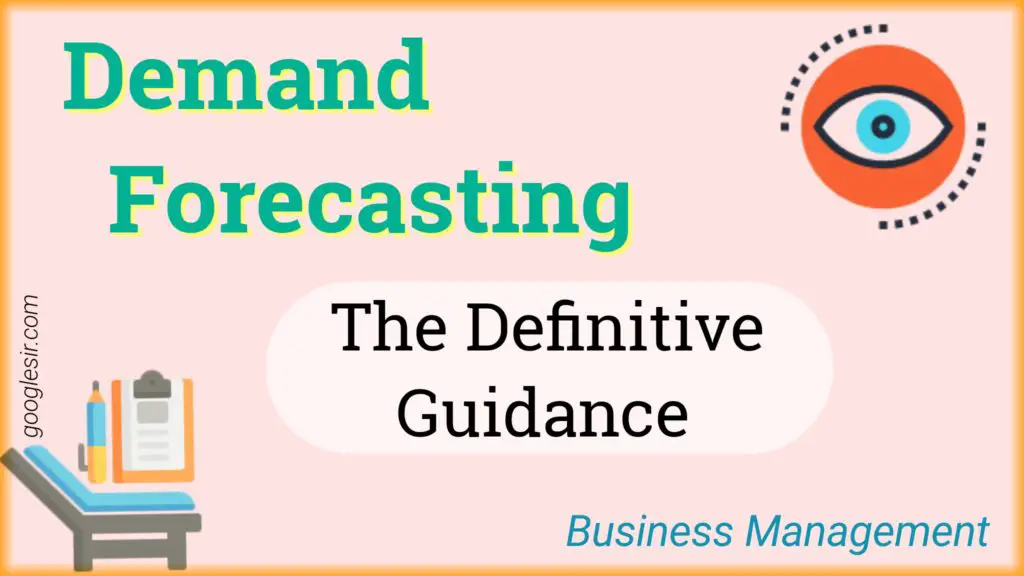  objectives of demand forecasting