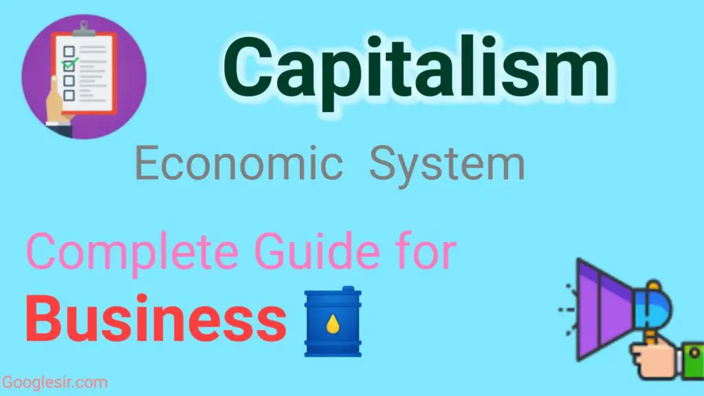 pros and cons of capitalism economy