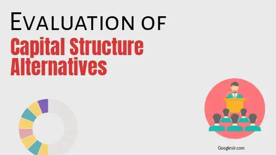 evolution of capital structure alternatives