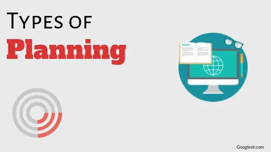 types of planning in business management