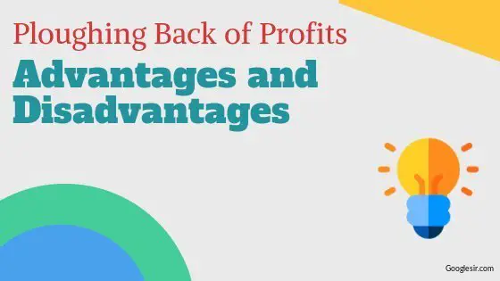 advantages and disadvantages of ploughing back of profits