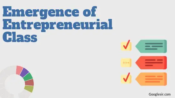emergence of entrepreneurial class
