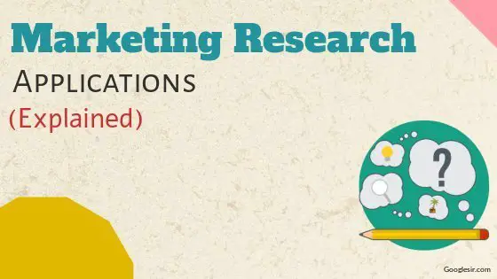 What are the applications of marketing research?