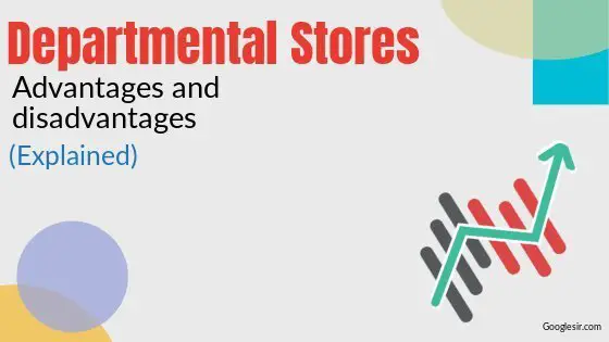 advantages and disadvantages of departmental stores
