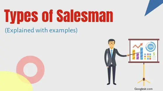 types of salesman for selling products