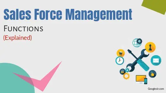 Steps in Sales Force Management