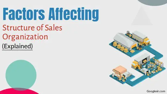 Factors Affecting Structure of Sales Organization