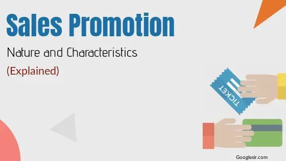 role and nature of sales promotion