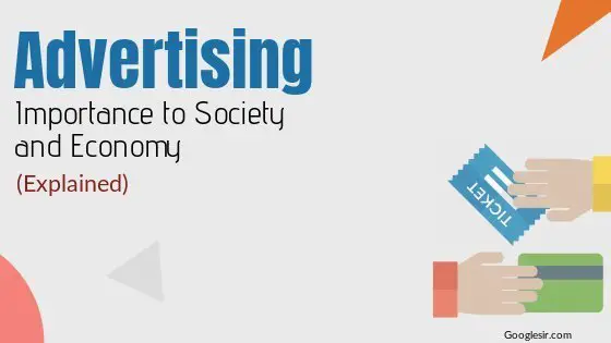 importance of advertising to society and economy