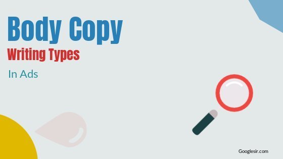 types of body copy in advertising