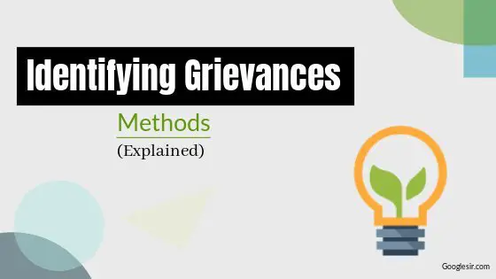 methods of knowing about employee grievances