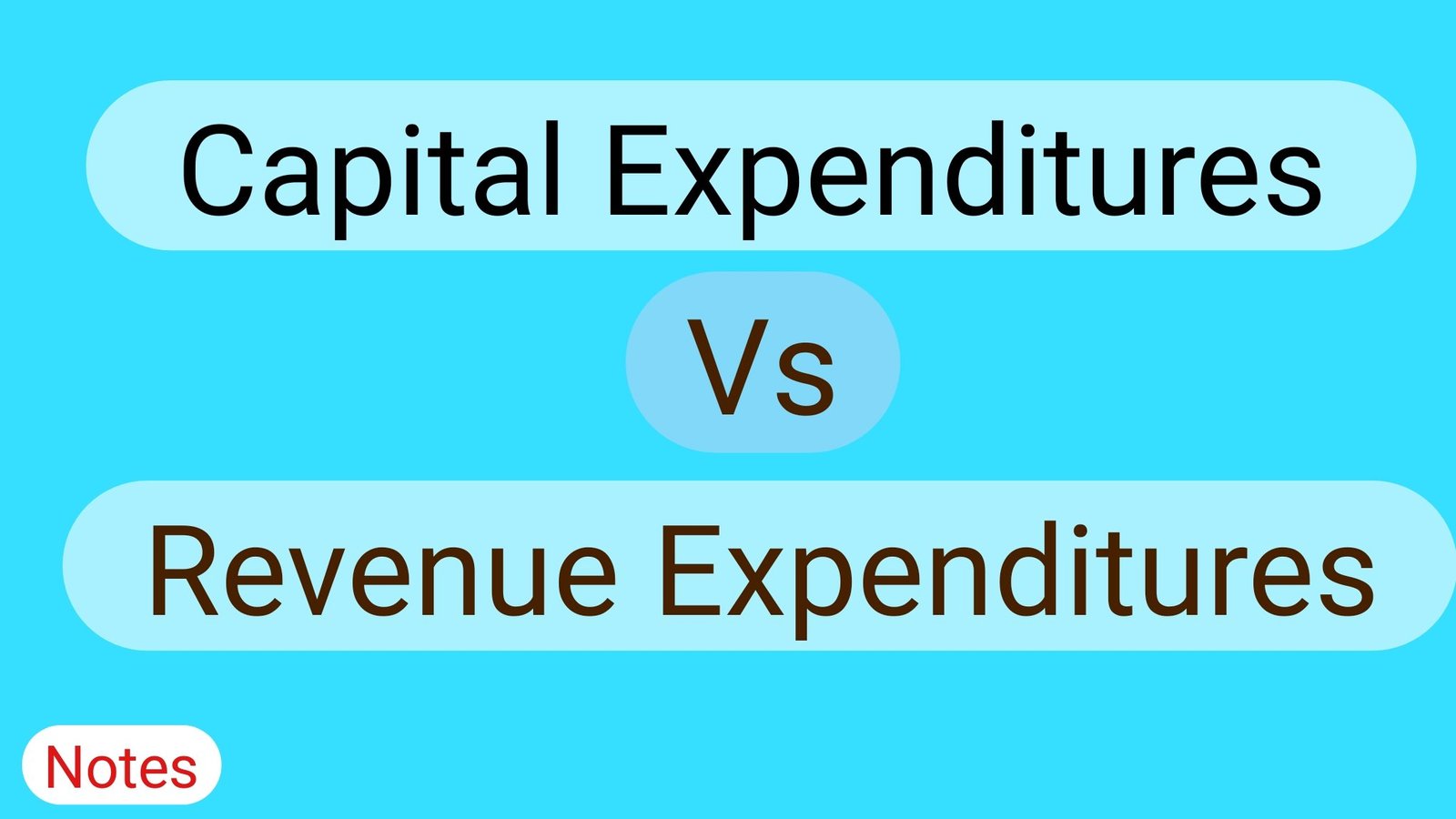 difference between revenue and expenditure