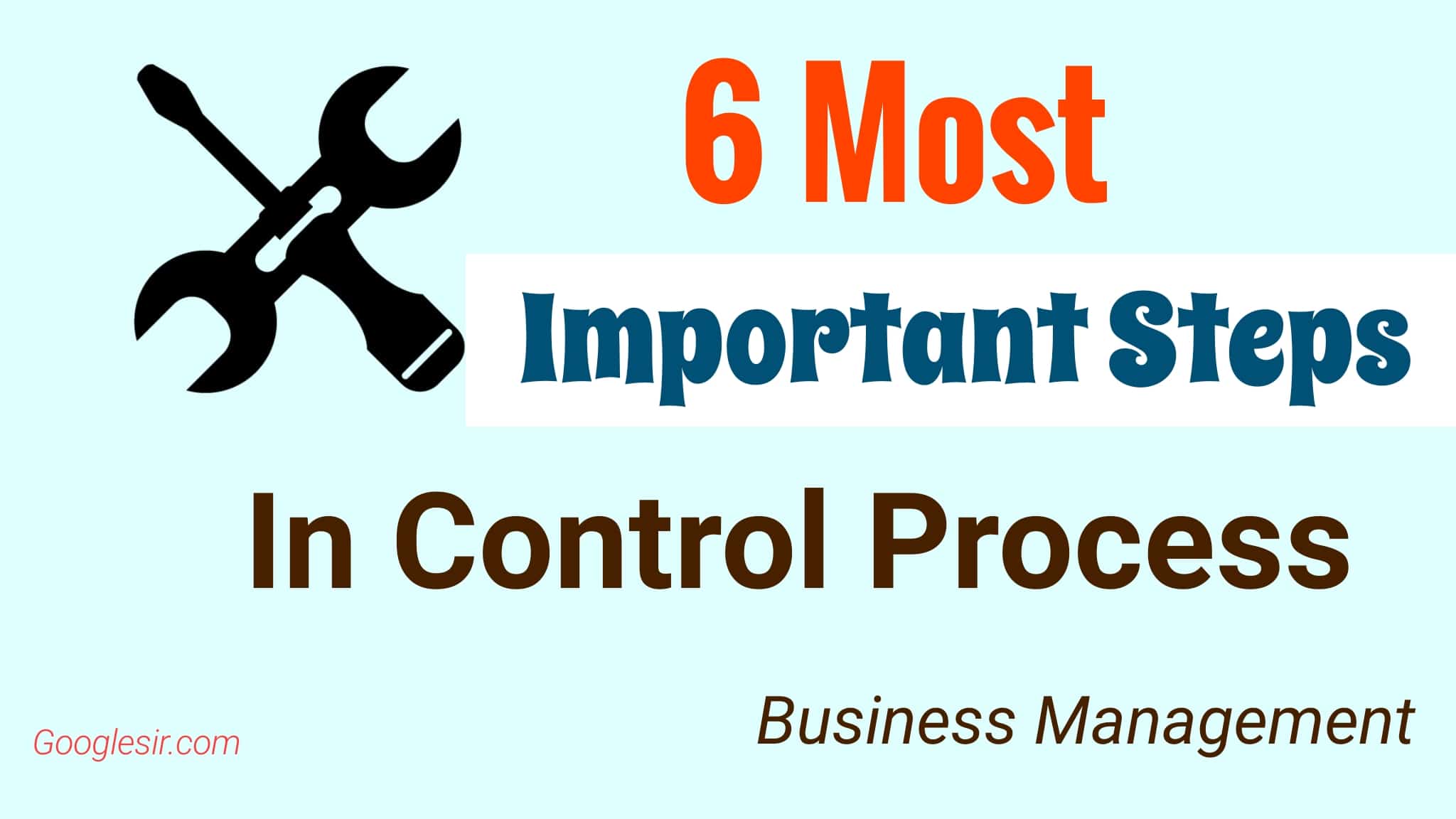 6 Major Steps in Controlling Process in Management