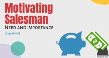need and importance of motivating salesman