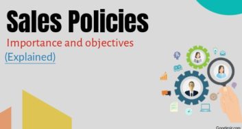 importance of sales policies