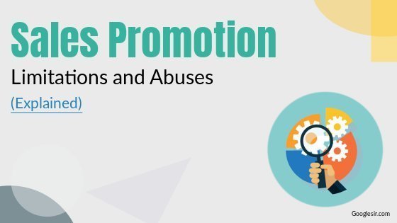 limitations of sales promotion limitations of sales promotion