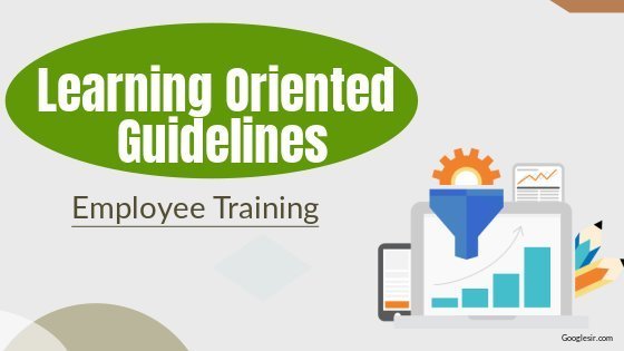 learning oriented guidelines for employee training learning oriented guidelines for employee training