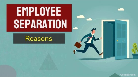 reasons for employee separation